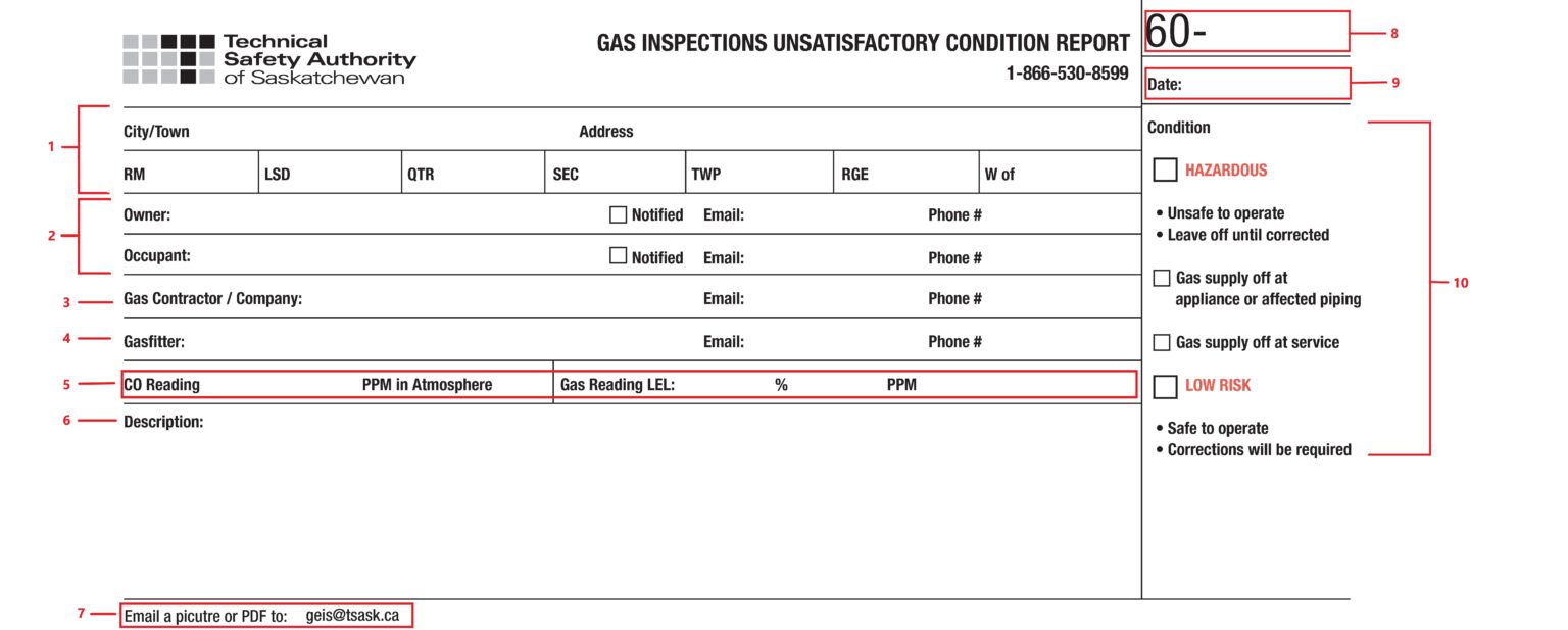 Red Tag Program - Technical Safety Authority Saskatchewan (TSASK)